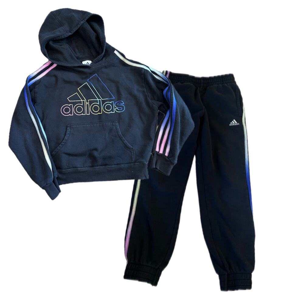 Adidas athletic sweatsuit set Size small